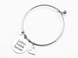 MAMIJUX® TAG Bangle bracelet “Sisters forever friends”