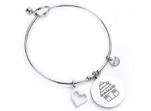 MAMIJUX® "Family is love" bangle bracelet