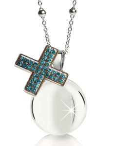 MAMIJUX® Blue Crystals Cross Harmony Ball