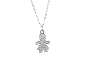 MAMIJUX<sup>®</sup> Crystals Baby Girl Charm Necklace