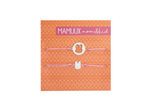 Bracciali MAMIJUX MOM & KID white rabbit