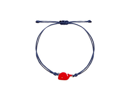 MAMIJUX for KIDS red whale bracelet 