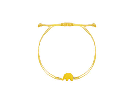 Pulsera para niños elefante amarillo