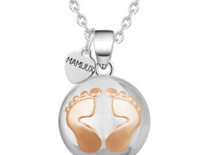 MAMIJUX<sup>®</sup> smooth rose gold baby feet harmony ball