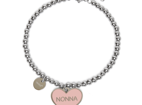 Bracciale bead smaltato nonna